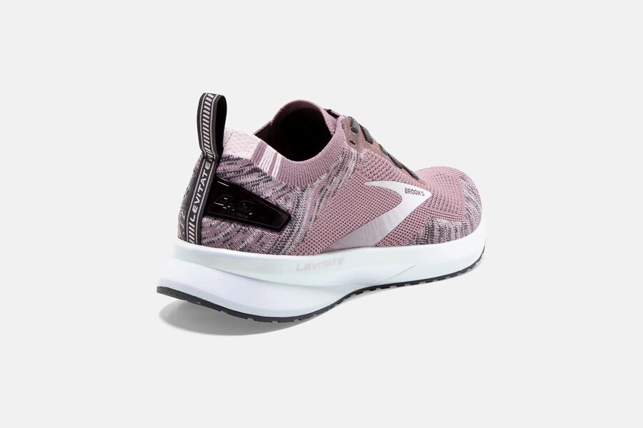 Brooks Israel Levitate 4 Road Running Shoes Womens - Pink/White - ILY-481572